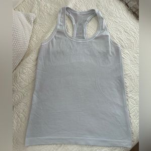 SOLD Lululemon swiftly racerback tank in white